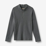 Wheat Outerwear Baselayer Halfzip Wino Baselayer 9619 dark charcoal