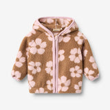 Wheat Outerwear Fleece Cardigan L/S Martinus Sweatshirt 9788 warm hazel flowers