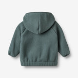 Wheat Outerwear Fleece Cardigan L/S Martinus Sweatshirt 9681 dark petroleum