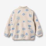 Wheat Outerwear Fleece Jacket Helge Sweatshirt 9613 white onyx jacquard
