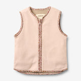 Wheat Outerwear Fleece Vest Nonno Vest 2596 soft rose