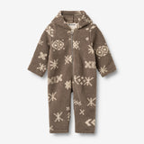 Wheat Outerwear Fleece suit Allo Outdoor Suit 9679 dry wood jacquard