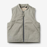 Wheat Outerwear Gilet Herne Vest 9596 flint stripe