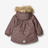 Wheat Outerwear Jacket Mathilde Tech | Baby Jackets 3121 eggplant buttercups