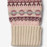 Wheat Outerwear Jacquard Mittens Cotta Accessory 2026 rose