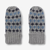 Wheat Outerwear Jacquard Mittens Cotta Accessory 0105 grey melange
