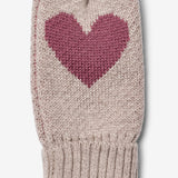 Wheat Outerwear Jacquard Mittens Haansi Accessory 1356 pale lilac