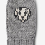 Wheat Outerwear Jacquard Mittens Towsi Accessory 9595 flint melange