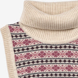 Wheat Outerwear Jacquard Neckwarmer Majo Accessory 3129 eggshell