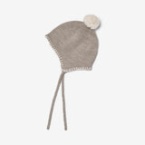 Wheat Outerwear Knit Bonnet Pomma Accessory 9711 grey moon