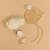 Wheat Outerwear Knit Bonnet Pomma Accessory 9730 honey peach