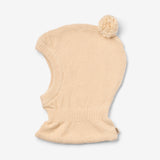 Wheat Outerwear Knitted Balaclava Pomi Accessory 9562 offwhite melange