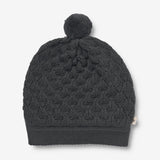Wheat Outerwear Knitted Hat Ezel Outerwear acc. 0025 black coal