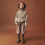 Wheat Outerwear Neckwarmer Softo Accessory 9556 grey camel melange