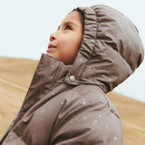 Wheat Outerwear PU Puffer Jacket Coast Jacket 1036 purple stone stars