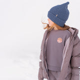Wheat Outerwear PU Puffer Jacket Coast Jacket 1036 purple stone stars