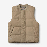 Wheat Outerwear Lakas Puffer Vest Jacket 0099 grey stone
