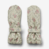 Wheat Outerwear Rain Mittens Rily Accessory 9539 slightly green flowers