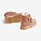 Wheat Footwear Stewie Tex Velcro Leather Winter Footwear 2163 dusty rouge