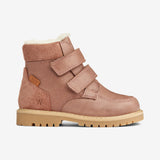 Wheat Footwear Stewie Tex Velcro Leather Winter Footwear 2163 dusty rouge