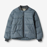 Wheat Outerwear Summer Puffer Jacket Malo Jackets 1306 blue check