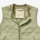 Wheat Outerwear Thermo Gilet Ede Vest 1145 green tea