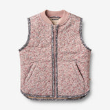 Wheat Outerwear Thermo Gilet Eden Vest 9540 soft lavender flowers