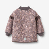 Wheat Outerwear Thermo Jacket Ellas Jacket 9565 purple stone flowers