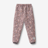 Wheat Outerwear Thermo Pants Alex Trousers 9565 purple stone flowers