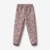 Wheat Outerwear Thermo Pants Alex Trousers 9565 purple stone flowers