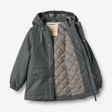 Wheat Outerwear Thermo Rain Coat Aju Jacket 1292 greyblue