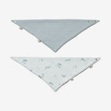 Wheat Main 2 Bib Eden Acc 4033 striped blue whales