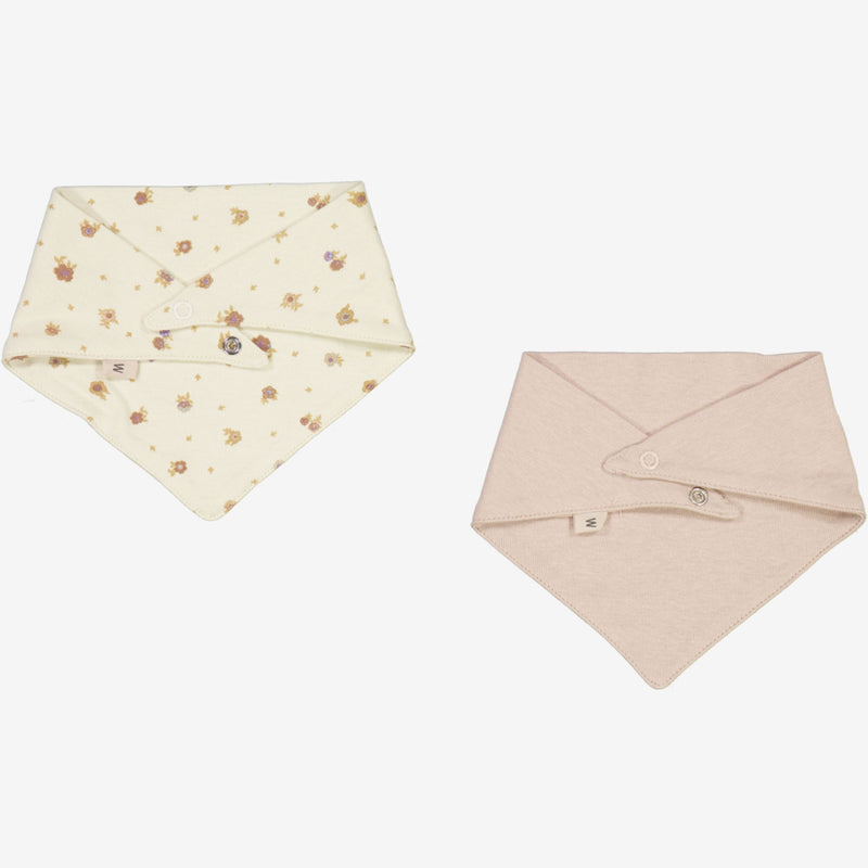 Wheat 2 Bib Eden | Baby Acc 3358 chalk flowers