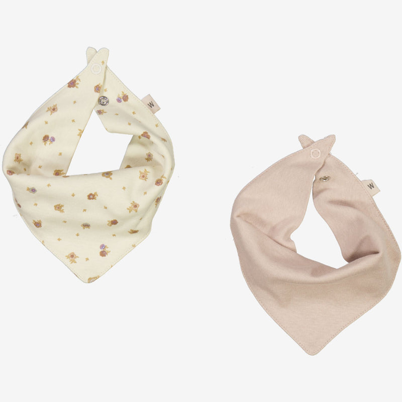 Wheat 2 Bib Eden | Baby Acc 3358 chalk flowers