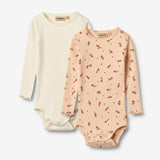 Wheat Main 2 Body L/S Regitze Body 9439 rose water flowers