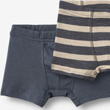 Wheat Main 2 Boxershorts Louis Underwear 1309 greyblue stripe