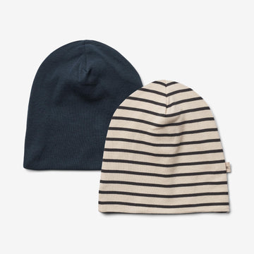Wheat Main 2 Hat Soft Aidan Acc 1046 blue navy stripe