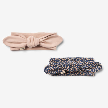 Wheat Main 2 Headband Olivia Acc 1481 blue flowers