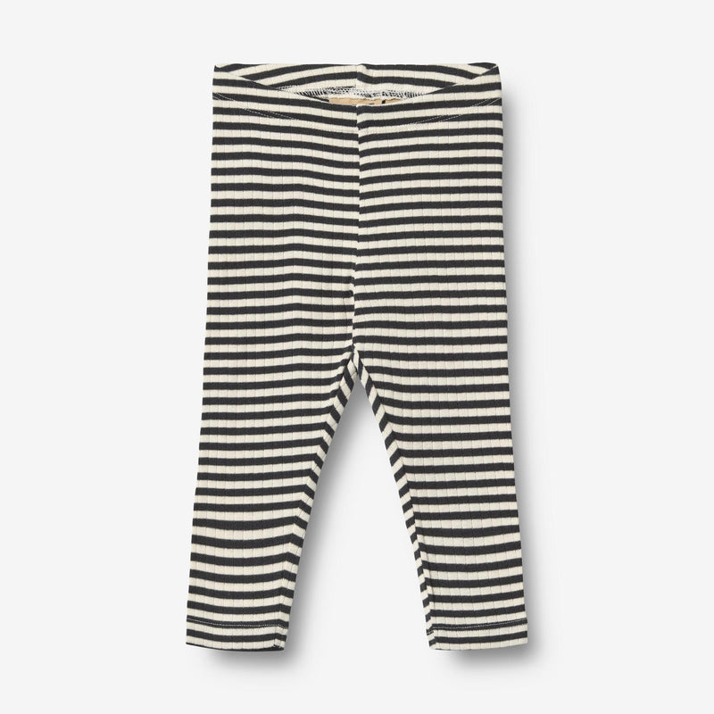 Wheat Main 2 Leggings Jules Legging 9432 navy rib stripe