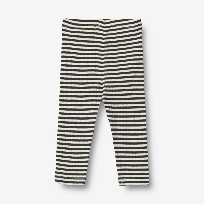 Wheat Main 2 Leggings Jules Legging 9432 navy rib stripe