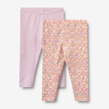 Wheat Main 2 Leggings Jules Legging 9876 magenta heart flowers