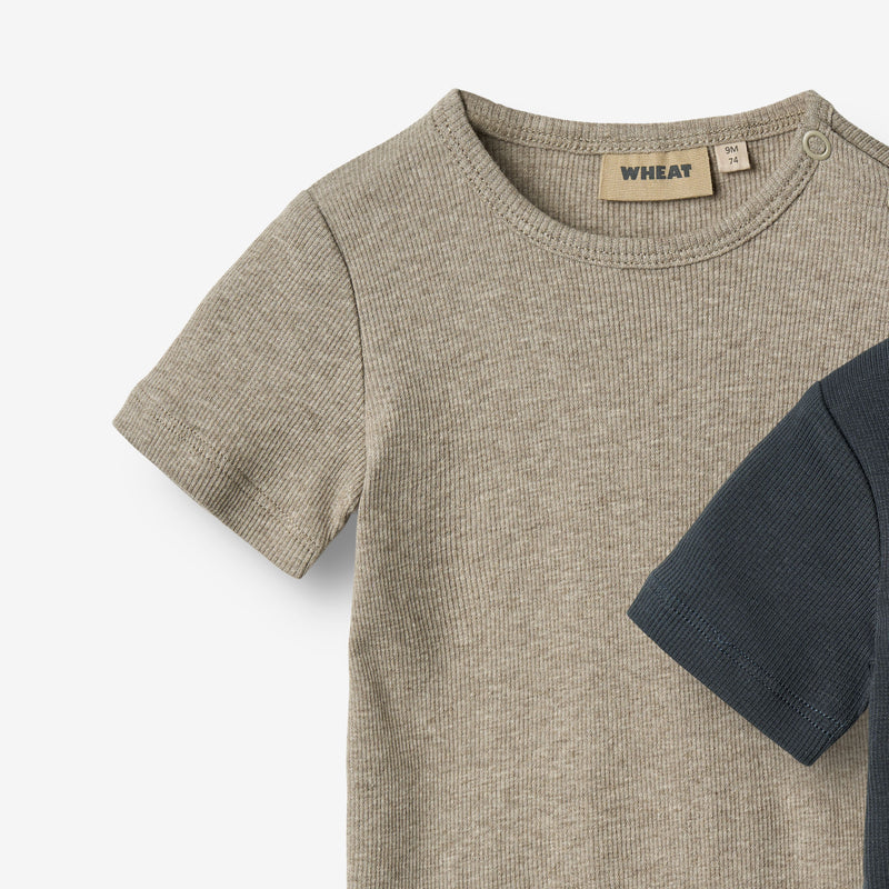 Wheat Main 2 Rib Body S/S Timo Body 1432 navy