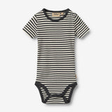 Wheat Main 2 Rib Body S/S Timo Body 9432 navy rib stripe