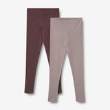 Wheat Main 2 Rib Leggings Maddy Legging 9581 purple fudge