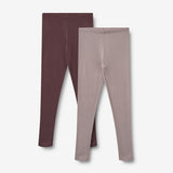 Wheat Main 2 Rib Leggings Maddy Legging 9581 purple fudge