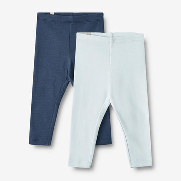 Wheat Main 2 Rib Leggings Maddy Leggings 4034 light blue navy
