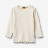 Wheat Main 2 Rib T-shirt L/S Ida T-Shirt 2487 rose powder