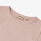 Wheat Main 2 Rib T-shirts L/S Ida T-Shirt 3118 eggplant