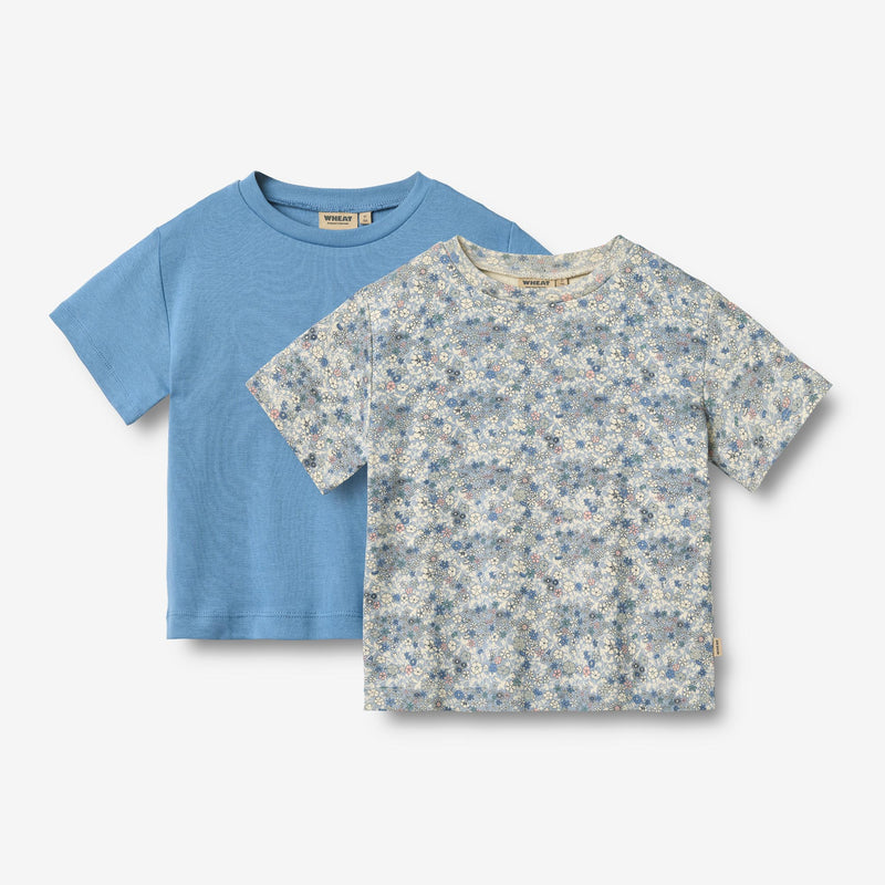 Wheat Main 2 T-Shirt S/S Ella Jersey Tops and T-Shirts 9105 summer flowers