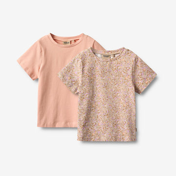 Wheat Main 2 T-Shirt S/S Manna Jersey Tops and T-Shirts 9409 lilac flower meadow